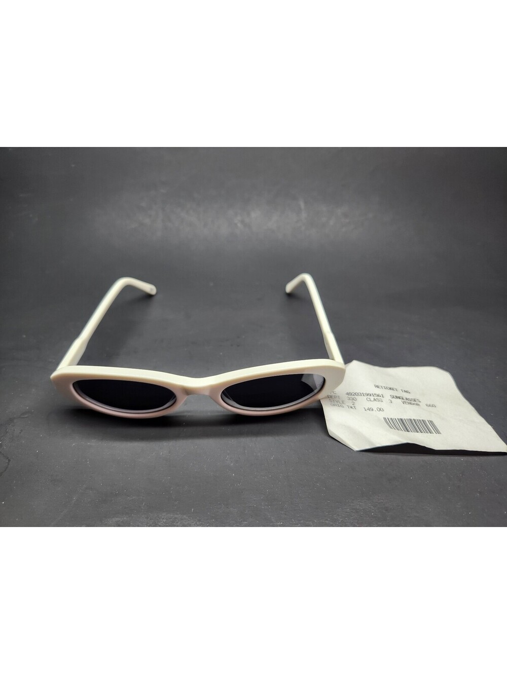Chimi x Joel Ighe Womens Sunglasses Oval White Plastic Frames 50mm